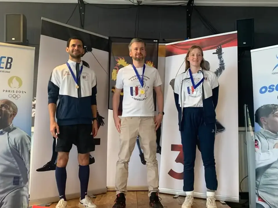 podium escrime