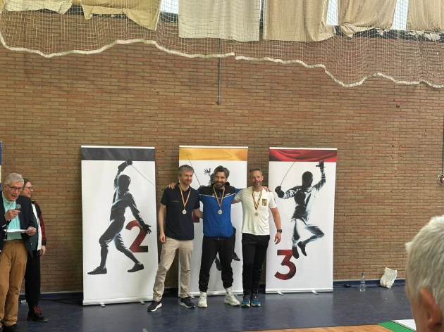 Podium Championnat de Belgique